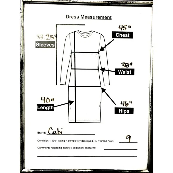 Cabi Decked Out Dress Navy Velvet Floral Midi Dress Style‎ #3875 Size XL - Picture 2 of 11